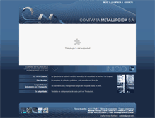 Tablet Screenshot of ciametal.com.ar